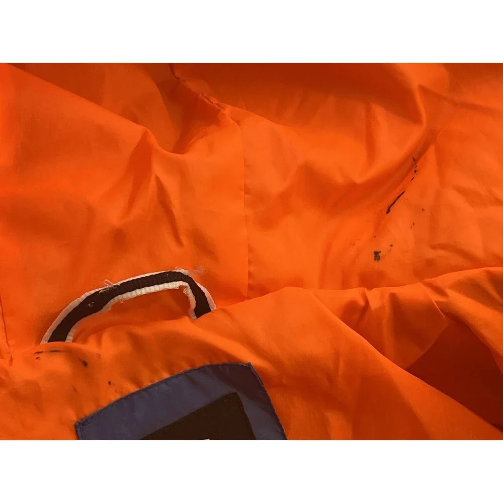Under Armour Loose Long Sleeve Full Zip YXL JTG EG Cold Gear Jacket Blue‎ Orange